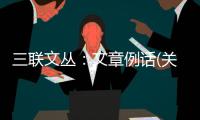 三聯文叢：文章例話(關于三聯文叢：文章例話簡述)