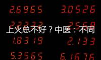 上火總不好？中醫：不同的上火類型，去火方法也不同，需對癥下藥