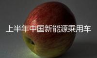 上半年中國新能源乘用車占比世界新能源 59%