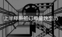 上半年新船訂單量跌至歷史低點