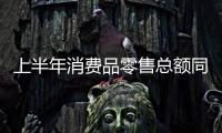 上半年消費品零售總額同比增長