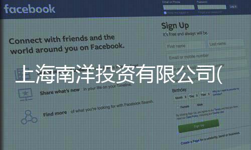 上海南洋投資有限公司(關于上海南洋投資有限公司簡述)