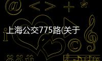 上海公交775路(關(guān)于上海公交775路簡述)