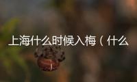 上海什么時候入梅（什么時候入梅）