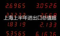 上海上半年進出口總值超2萬億元