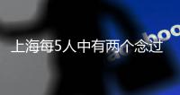 上海每5人中有兩個念過大學的學生，上海每5人中有兩個念過大學