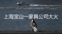 上海寶山一家具公司大火女股東大哭