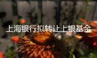 上海銀行擬轉讓上銀基金20%股權轉讓價為3388億元