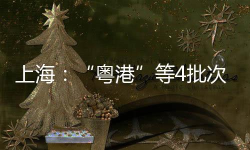 上海：“粵港”等4批次涂料甲醛含量超標