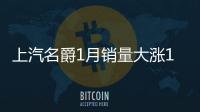上汽名爵1月銷量大漲163% MG6/ZS占比超80%