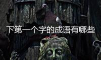 下第一個字的成語有哪些（第一個字是下的成語）