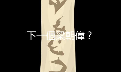 下一個梁朝偉？
