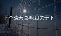 下個晴天說再見(關于下個晴天說再見簡述)
