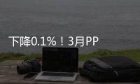 下降0.1%！3月PPI降幅環(huán)比收窄｜快訊