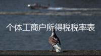 個體工商戶所得稅稅率表（個體工商戶所得稅）