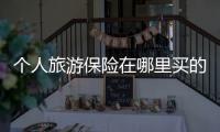 個人旅游保險在哪里買的好