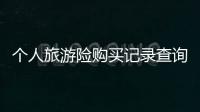 個人旅游險購買記錄查詢怎么查詢