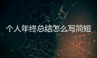 個人年終總結怎么寫簡短最好？（年終總結怎么寫工作總結）