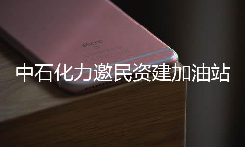 中石化力邀民資建加油站的背后