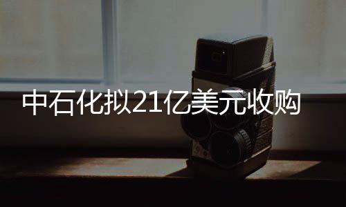 中石化擬21億美元收購加拿大日光能源公司