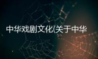 中華戲劇文化(關于中華戲劇文化簡述)