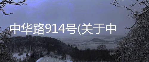 中華路914號(關于中華路914號簡述)