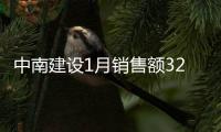 中南建設1月銷售額32.4 億元,同比減少29.8%