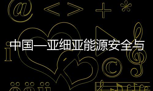 中國—亞細亞能源安全與南海的沖突與合作