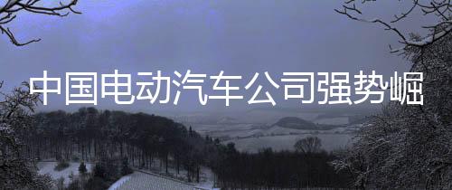 中國電動汽車公司強勢崛起，本田日產坐不住了