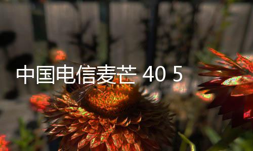 中國電信麥芒 40 5G 手機(jī) 6 月 25 日發(fā)布：天通衛(wèi)星通話、365 天只換不修