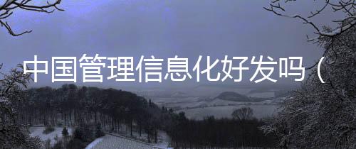 中國管理信息化好發嗎（中國管理信息化）