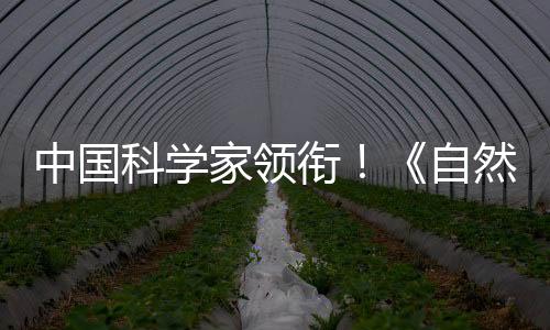 中國科學家領銜！《自然》首次發布