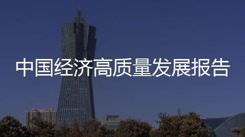 中國經濟高質量發展報告(2023)發布