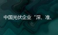 中國光伏企業(yè)“深、準(zhǔn)、特”三面布局贏先機(jī),行業(yè)資訊