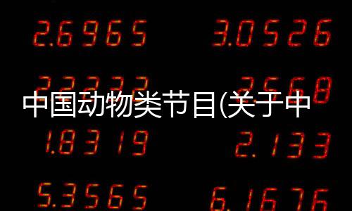 中國動物類節(jié)目(關(guān)于中國動物類節(jié)目簡述)