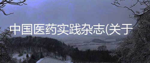 中國(guó)醫(yī)藥實(shí)踐雜志(關(guān)于中國(guó)醫(yī)藥實(shí)踐雜志簡(jiǎn)述)