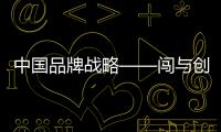 中國品牌戰(zhàn)略——闖與創(chuàng)(關(guān)于中國品牌戰(zhàn)略——闖與創(chuàng)簡述)