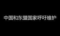 中國和東盟國家呼吁維護海上局勢穩定