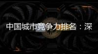中國城市競爭力排名：深港滬前三 北方城市排名劇降