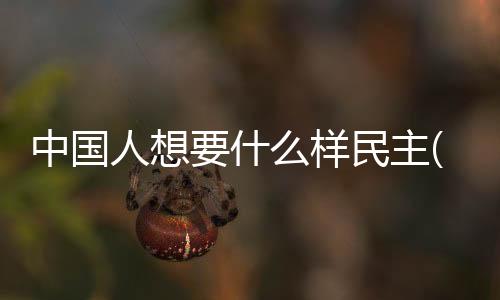 中國人想要什么樣民主(關于中國人想要什么樣民主簡述)
