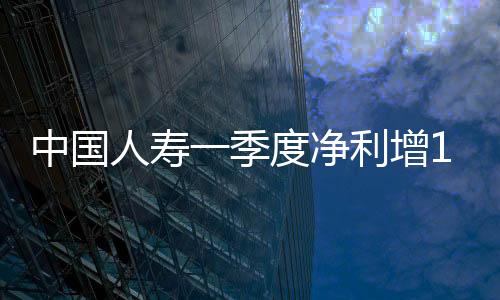 中國(guó)人壽一季度凈利增119.8% 拉動(dòng)保費(fèi)效果凸顯