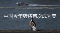 中國今年勢將首次成為美國第一大貿易伙伴