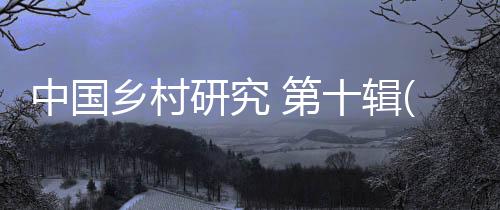 中國鄉村研究 第十輯(關于中國鄉村研究 第十輯簡述)