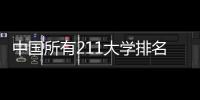 中國所有211大學排名？ 211高校排名一覽表