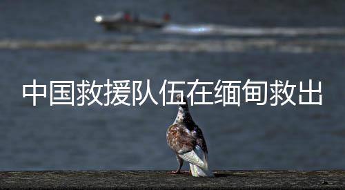 中國救援隊伍在緬甸救出8人