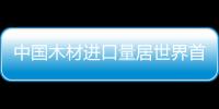 中國木材進口量居世界首位