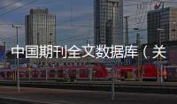 中國期刊全文數據庫（關于中國期刊全文數據庫的基本情況說明介紹）