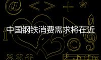 中國鋼鐵消費需求將在近兩年見頂