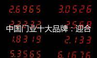 中國門業十大品牌：迎合大眾需要 決勝市場
