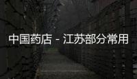 中國藥店－江蘇部分常用高價(jià)特殊藥納入醫(yī)保報(bào)銷